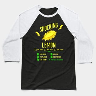 Shocking Lemon v1 Baseball T-Shirt